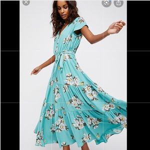 All I got printed floral maxi dress Free People